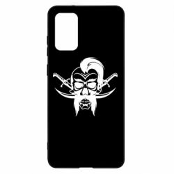 Чехол для Samsung S20+ Skull of a Cossack-PrintSalon Чехол для Samsung S20+ Skull of a Cossack