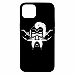 Чехол для iPhone 14 Skull of a Cossack-PrintSalon Чехол для iPhone 14 Skull of a Cossack