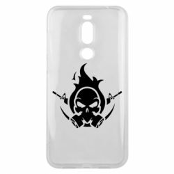 Чехол для Meizu X8 Skull with weapons - PrintSalon