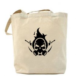 Эко-сумка Skull with weapons - PrintSalon