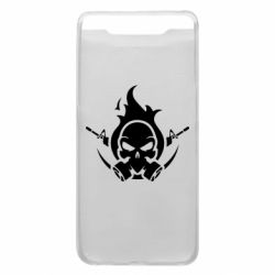 Чехол для Samsung A80 Skull with weapons - PrintSalon