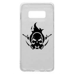 Чехол для Samsung S10e Skull with weapons - PrintSalon