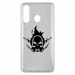 Чехол для Samsung M40 Skull with weapons - PrintSalon