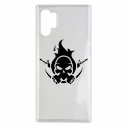 Чехол для Samsung Note 10 Plus Skull with weapons - PrintSalon