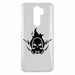 Чехол для Xiaomi Redmi Note 8 Pro Skull with weapons - PrintSalon