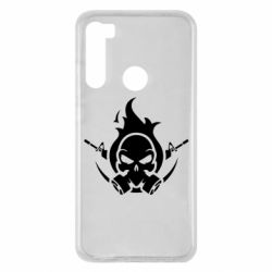 Чехол для Xiaomi Redmi Note 8 Skull with weapons - PrintSalon