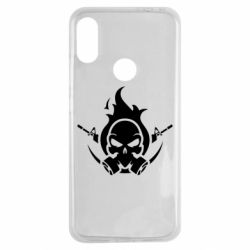 Чехол для Xiaomi Redmi Note 7 Skull with weapons - PrintSalon