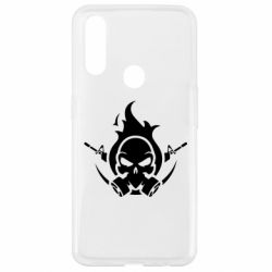 Чехол для Oppo A31 Skull with weapons-PrintSalon Чехол для Oppo A31 Skull with weapons
