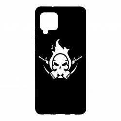 Чехол для Samsung A42 5G Skull with weapons - PrintSalon