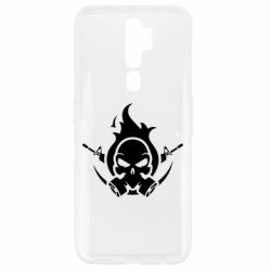 Чехол для Oppo A5/A9 2020 Skull with weapons