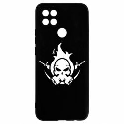 Чехол для Oppo A15s/A15 Skull with weapons - PrintSalon