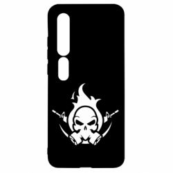 Чехол для Xiaomi Mi10/10 Pro Skull with weapons - PrintSalon