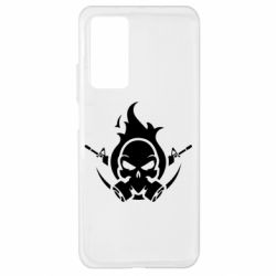 Чехол для Xiaomi Mi 10T/10T Pro Skull with weapons - PrintSalon