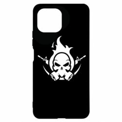 Чехол для Xiaomi Mi11 Lite Skull with weapons - PrintSalon