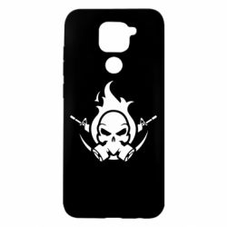 Чехол для Xiaomi Redmi Note 9/Redmi 10X Skull with weapons - PrintSalon