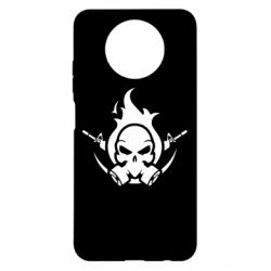 Чехол для Xiaomi Redmi Note 9 5G/Redmi Note 9T Skull with weapons - PrintSalon