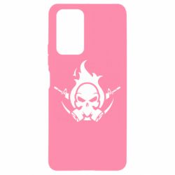 Чехол для Xiaomi Redmi Note 10 Pro Skull with weapons - PrintSalon