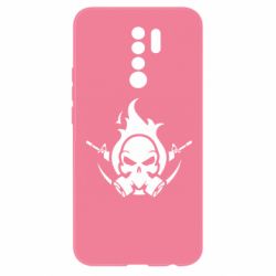 Чехол для Xiaomi Redmi 9 Skull with weapons-PrintSalon Чехол для Xiaomi Redmi 9 Skull with weapons