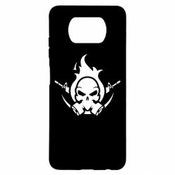 Чехол для Xiaomi Poco X3 Skull with weapons - PrintSalon