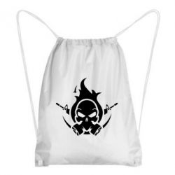 Рюкзак-мешок Skull with weapons - PrintSalon