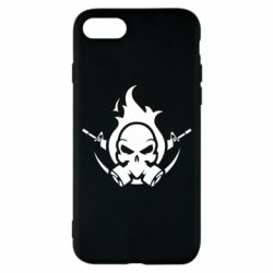 Чехол для iPhone 8 Skull with weapons-PrintSalon Чехол для iPhone 8 Skull with weapons