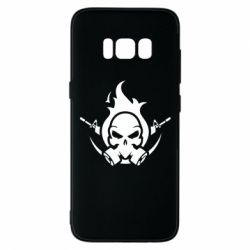 Чехол для Samsung S8 Skull with weapons - PrintSalon