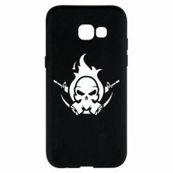 Чехол для Samsung A5 2017 Skull with weapons - PrintSalon