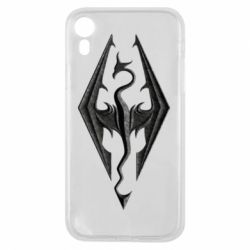 Чохол для iPhone XR Skyrim Logo 3D - PrintSalon