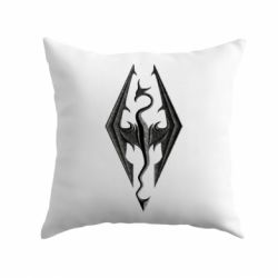 Подушка Skyrim Logo 3D