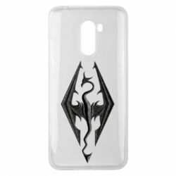 Чохол для Xiaomi Pocophone F1 Skyrim Logo 3D - PrintSalon