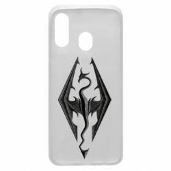 Чохол для Samsung A40 Skyrim Logo 3D - PrintSalon
