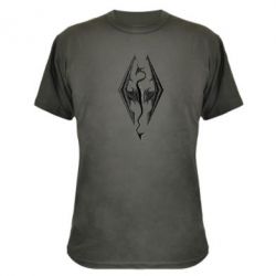 Камуфляжна футболка Skyrim Logo 3D - PrintSalon