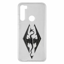 Чохол для Xiaomi Redmi Note 8 Skyrim Logo 3D - PrintSalon