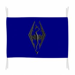 Прапор Skyrim Logo 3D - PrintSalon