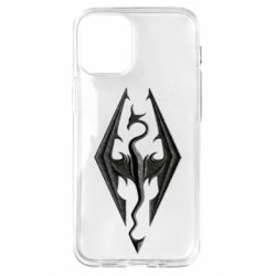 Чохол для iPhone 12 mini Skyrim Logo 3D - PrintSalon
