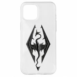 Чохол для iPhone 12 Pro Max Skyrim Logo 3D - PrintSalon