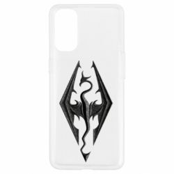 Чохол для Oppo Reno 4Skyrim Logo 3D - PrintSalon