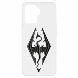 Чохол для Oppo Reno 5 Lite Skyrim Logo 3D - PrintSalon