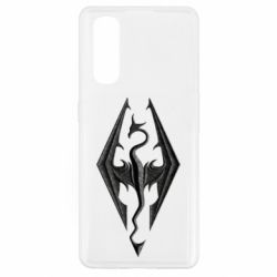 Чохол для Oppo Find X2Skyrim Logo 3D - PrintSalon