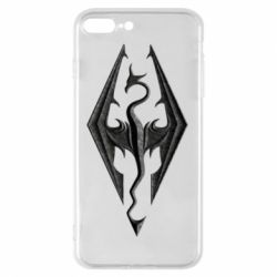 Чохол для iPhone 7 Plus Skyrim Logo 3D - PrintSalon
