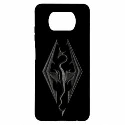 Чохол для Xiaomi Poco X3 Skyrim Logo 3D - PrintSalon