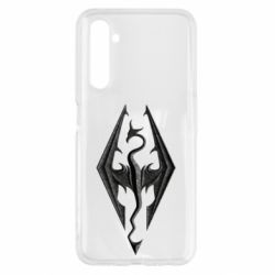 Чохол для Realme 6 Skyrim Logo 3D - PrintSalon