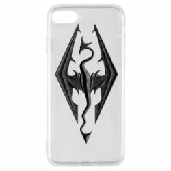 Чохол для iPhone SE 2022 Skyrim Logo 3D - PrintSalon