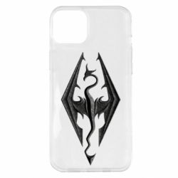 Чохол для iPhone 14 Plus Skyrim Logo 3D - PrintSalon
