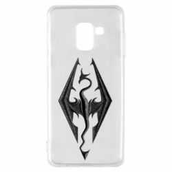 Чохол для Samsung A8 2018 Skyrim Logo 3D - PrintSalon