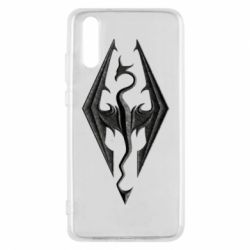 Чохол для Huawei P20 Skyrim Logo 3D - PrintSalon