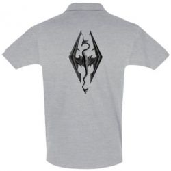 Мужское поло Skyrim Logo 3D - PrintSalon