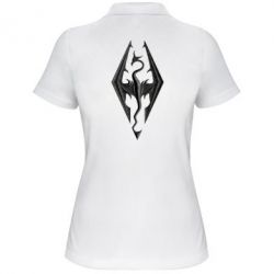 Жіноче поло Skyrim Logo 3D - PrintSalon
