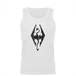 Майка чоловіча Skyrim Logo 3D - PrintSalon