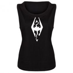 Женская майка Skyrim - PrintSalon